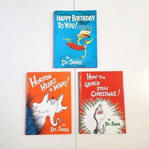 Dr Seuss Hardcover Books Lot 4